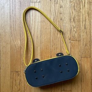 Novelty Yellow Skateboard Purse Crossbody Bag